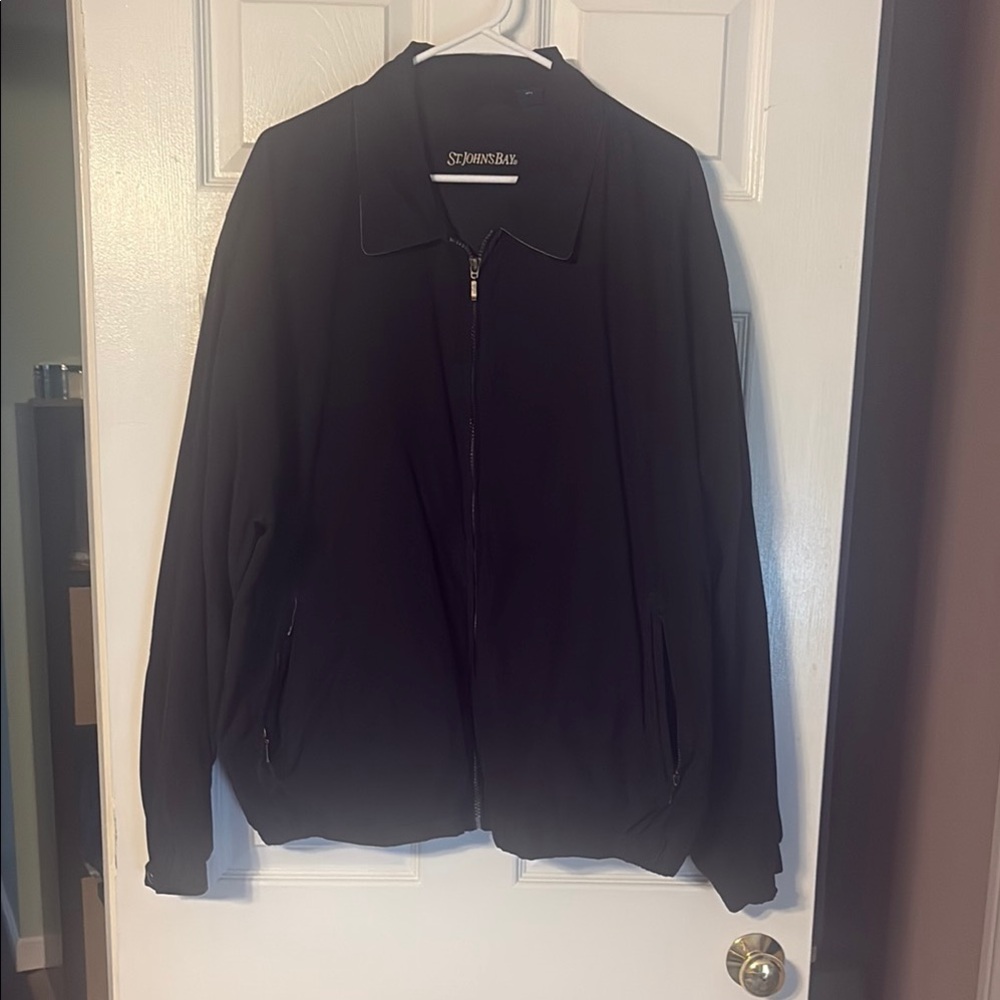 St. John's Bay Black Zip-Up Jacket